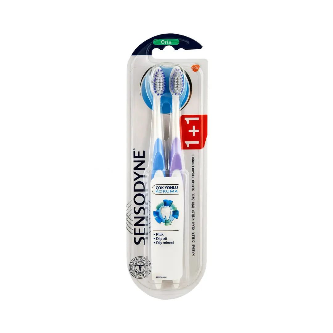Sensodyne Multi Care Medium Toothbrush for Sensitive Teeth 2-Pack
