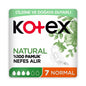 Kotex Natural Ultra Normal Pads with Cotton 7 Count