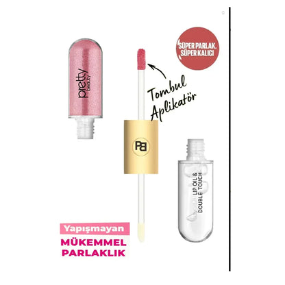 Pretty Double Touch Lipgloss 05 - High Shine Lip Gloss