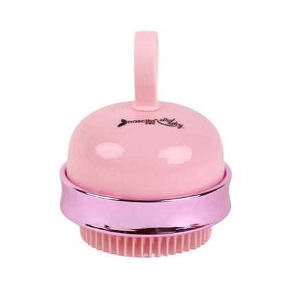 Nascita Pro Double-Sided Pink Shampoo Brush for Scalp Massage