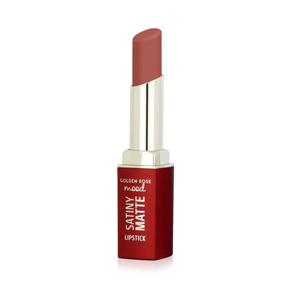 Golden Rose Mood Satiny Matte Lipstick 03 Nude Rose