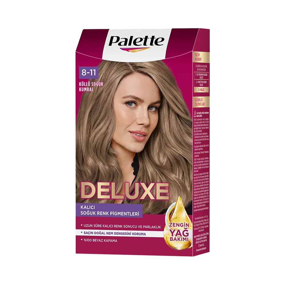 Palette Deluxe 811 Cool Ashy Blonde Hair Dye 115 ml