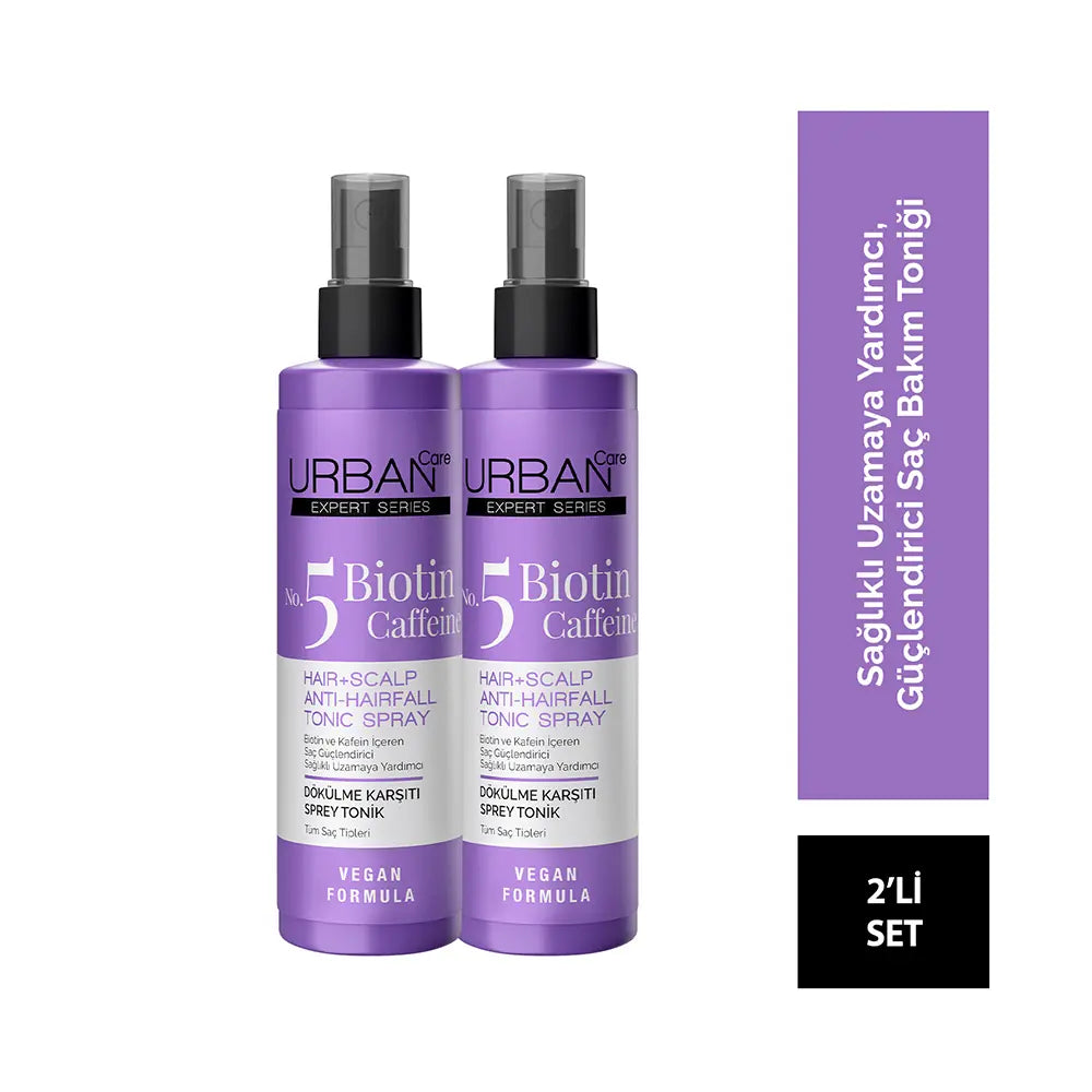 Urban Care Expert Biotin & Caffeine Hair Tonic Duo 2x200ml