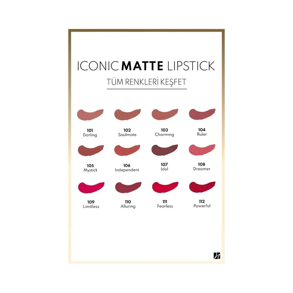 Note Iconic Matte Lipstick - 108 Dreamer 4.5g