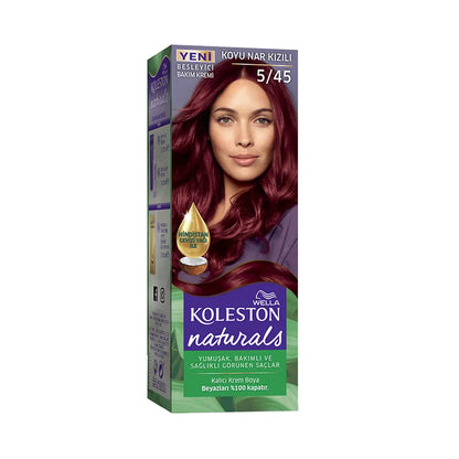 Wella Koleston Naturals Maxi 5/45 Dark Pomegranate Red Hair Dye