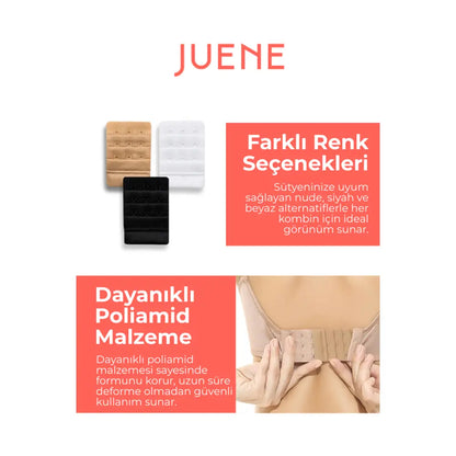Juene Bra Extender Hook for Customizable Band Fit 1 pc