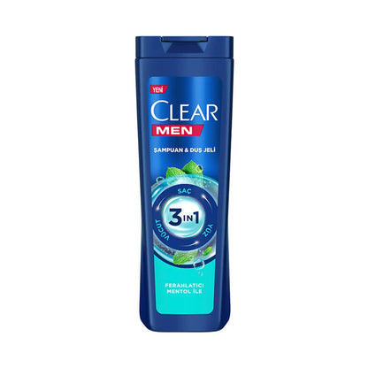 Clear Men 3-in-1 Menthol Shampoo & Body Wash 350 ml