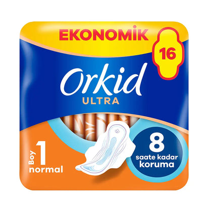 Orkid Ultra Extra Normal Sanitary Pads Eco Pack - 16 Count