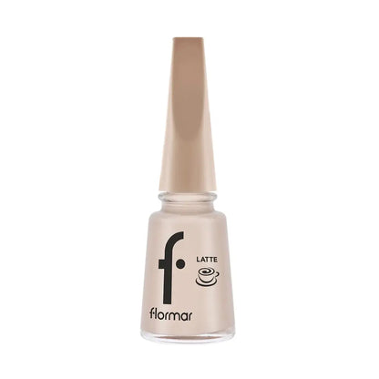 Flormar Glossy Finish Nail Polish 009 Creamy Latte