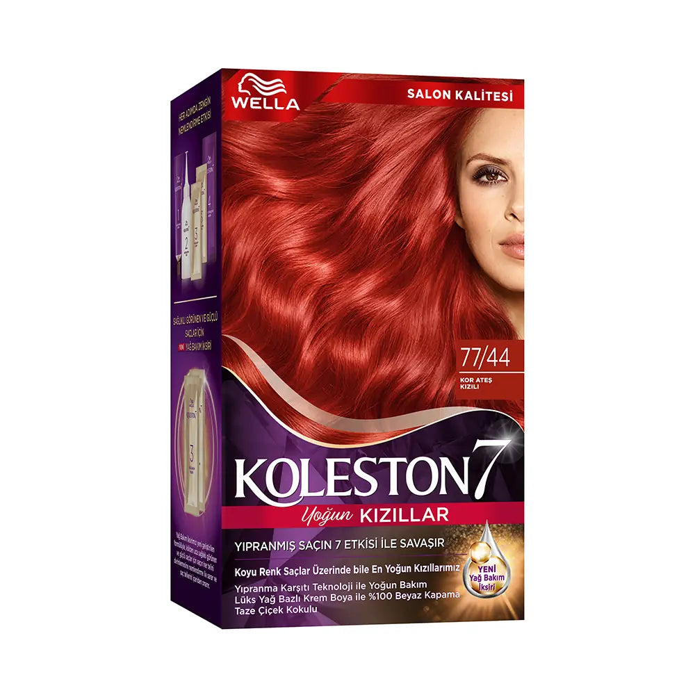 Wella Koleston Kit 77/44 Intense Red Hair Dye
