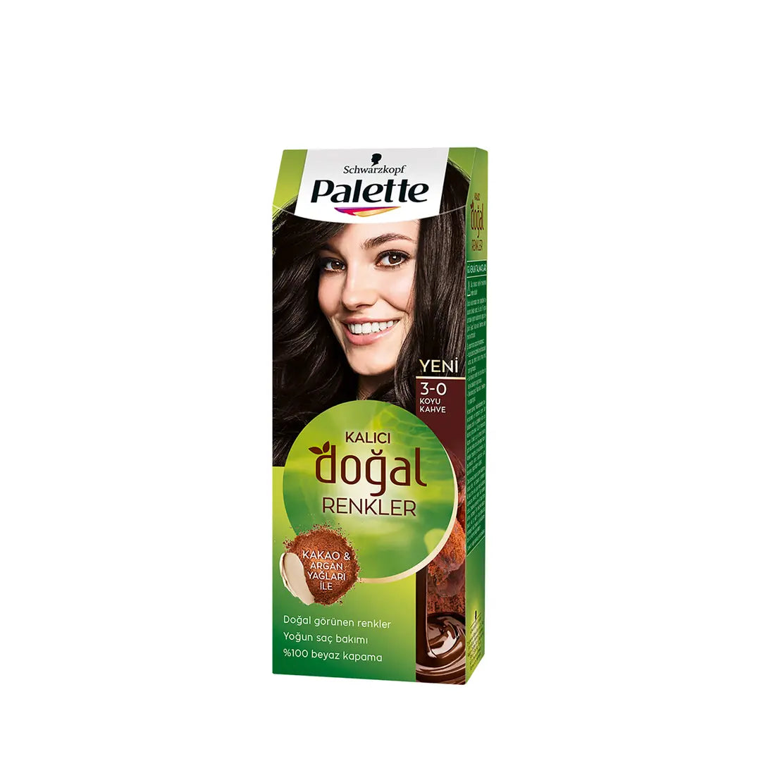 Palette Permanent Natural Colors 3-0 Dark Cocoa Hair Dye