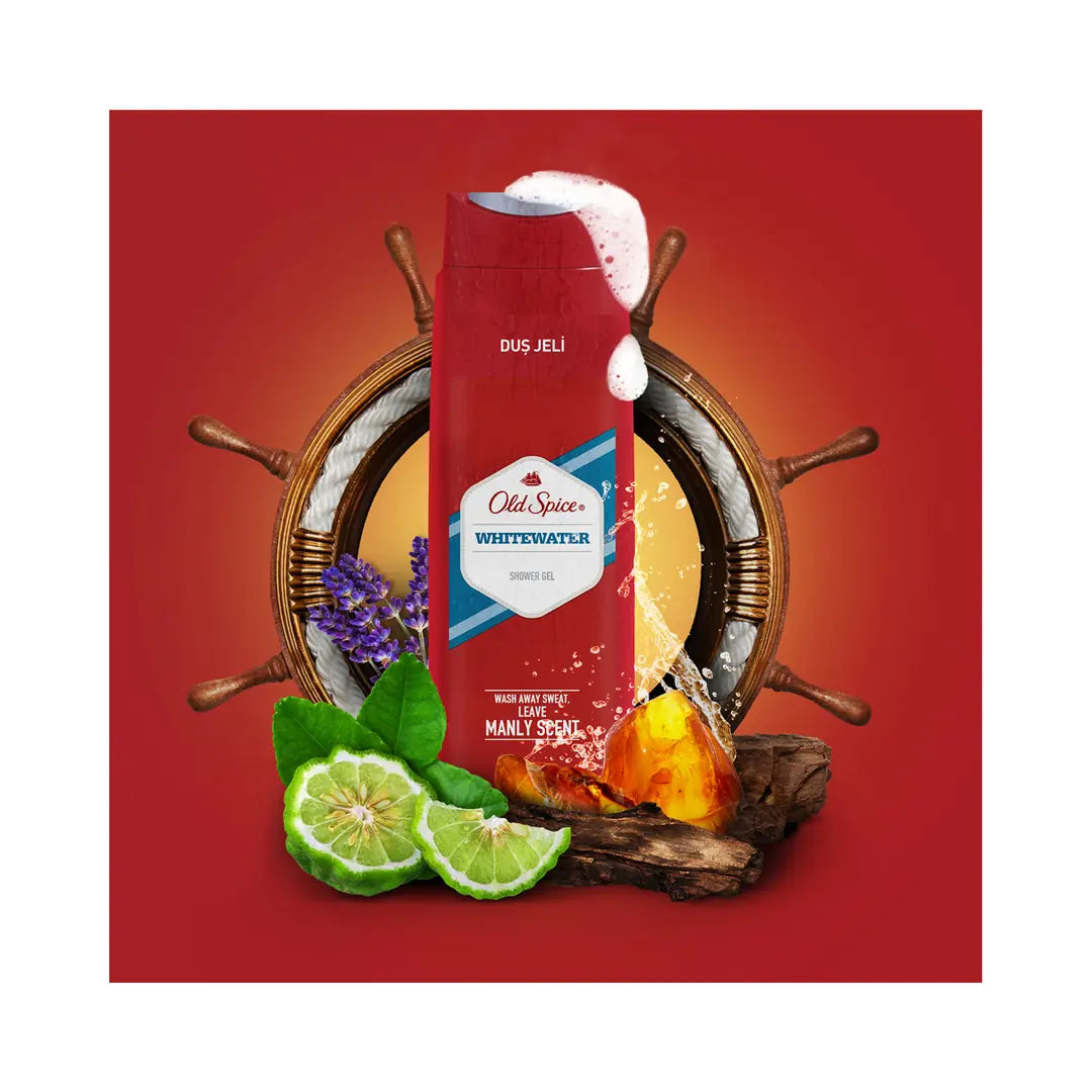 Old Spice White Water Shower Gel & Shampoo 400 ml