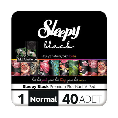 Sleepy Black Daily Super Normal Pads 40 Pack