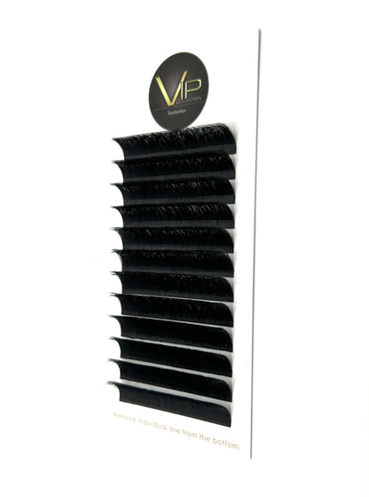 VIP Quick Fan Eyelash Extensions 12 Lines 0.05 C Curl - Choose Size