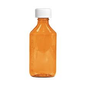 4oz Amber Graduation Ovals with Child-Resistant Caps (200 Count)