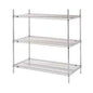 WIRE SHELF 18"x48" CHROME 4 CT DS