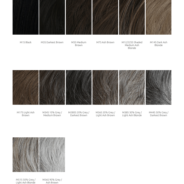 HairUWear HIM Collection In Full Effect Wig Mens Hairpiece - Choose Color