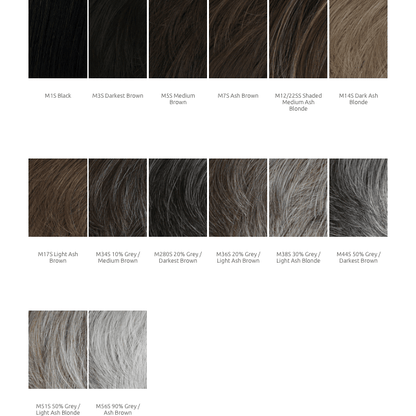 HairUWear HIM Collection In Full Effect Wig Mens Hairpiece - Choose Color