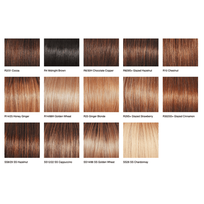 Raquel Welch Indulgence Top Piece Topper 100% Human Hair - Choose Color