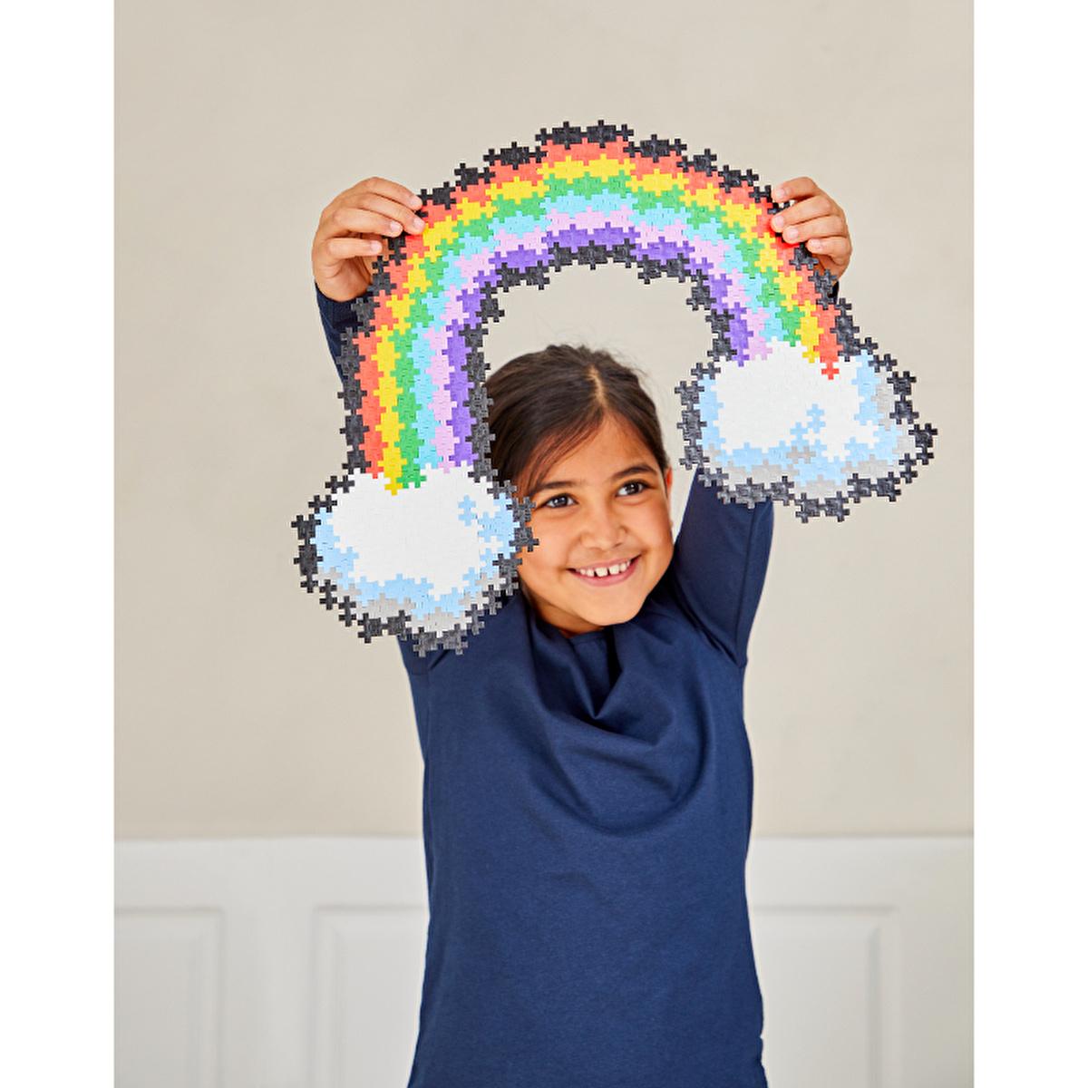 Plus Plus - 500 Piece Rocket Puzzle Toy for Kids - Educational Puzzle Game Enhancing Creativity and Problem-Solving Skills