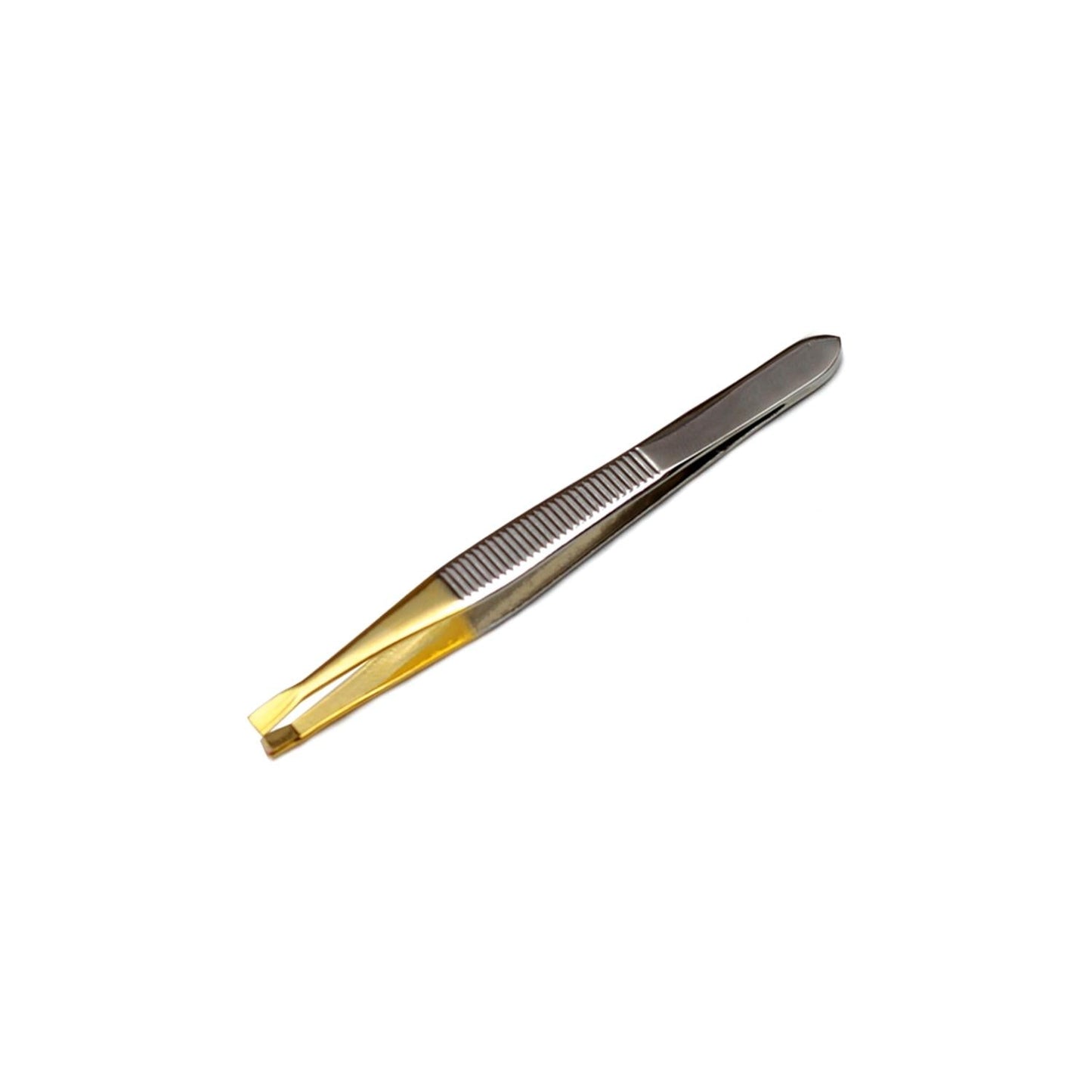 Trina Semi-Gold Precision Tweezers 004 - Luxurious Feel, Accurate Grooming
