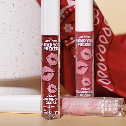 theBalm Instant Plump Your Pucker Lip Plumper Gloss: Get Fuller, Hydrated Lips Without the Sting. Volumizing, Non-Sticky, Cruelty-Free Makeup