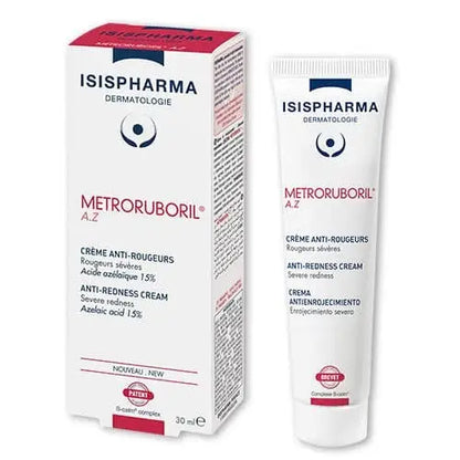 ISIS Pharma Metroruboril A.Z. Anti-Redness & Rosacea Cream 30ml. Severe redness Skin Treatment