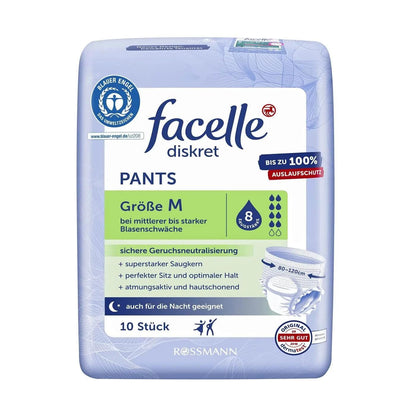 Facelle Diskret Medium Incontinence Underwear 10-Pack