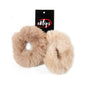 Eklips Plush Claw Hair Clips in Ecru & Brown 2-Pack