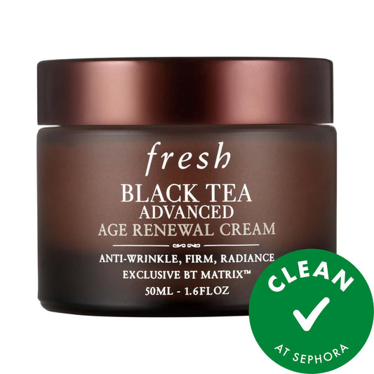 Black Tea Anti-Aging Moisturizer with Retinol-Alternative BT Matrix - 7x Smoother Wrinkles, 5x Firmer Skin