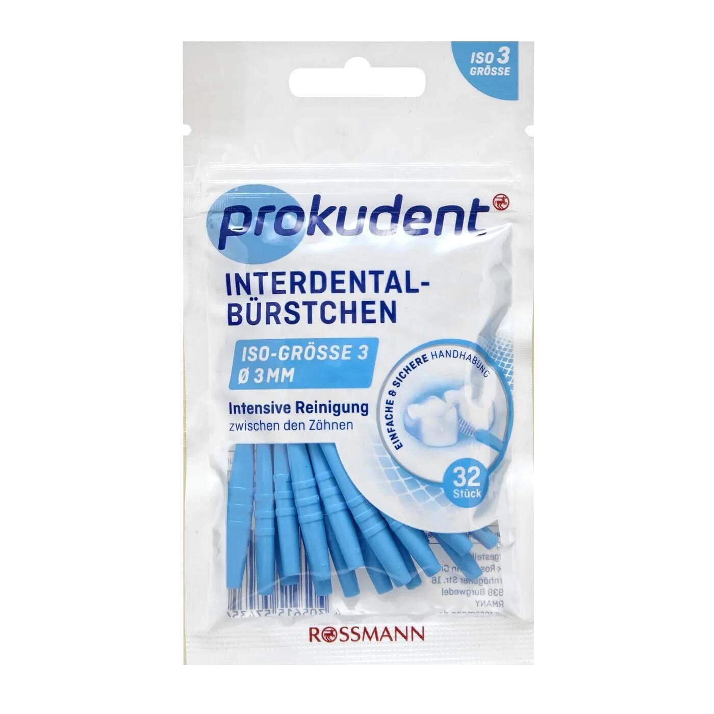 Prokudent ISO 3 Interdental Brushes for Deep Cleaning 32-Pack