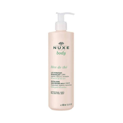 Nuxe Reve de The: Moisturizing Body Lotion, Deep Hydration for Dry Skin, Silky Smooth & Relaxing Scent - 400ml