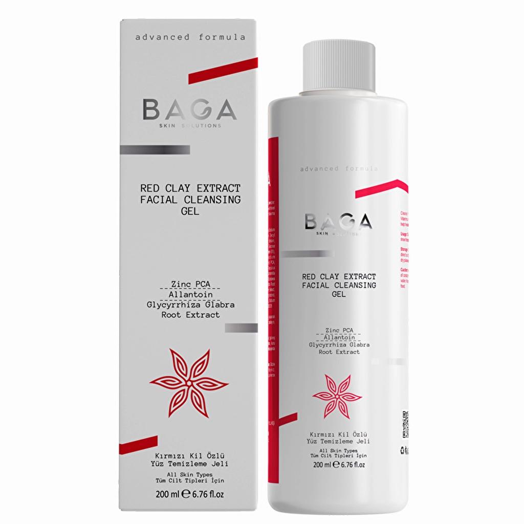 Baga Red Clay Deep Cleansing Face Wash 200 ml