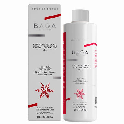 Baga Red Clay Deep Cleansing Face Wash 200 ml