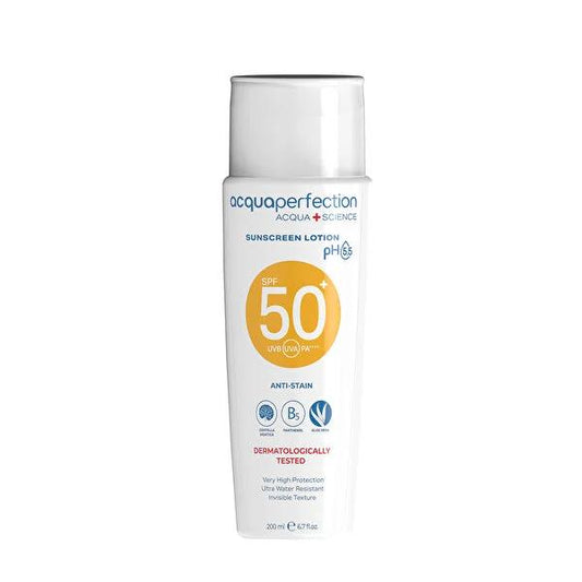 Acqua Perfection Sunscreen Lotion SPF50 - Anti-Aging, Lightweight, Non-Greasy Sun Protection for Daily Use