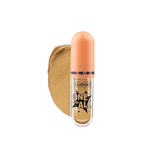 One For All Likit Gšz Farõ Endless Wisdom No:03 - Golden Metallic Makeup Highlighter for Eyes, Lips & Cheeks