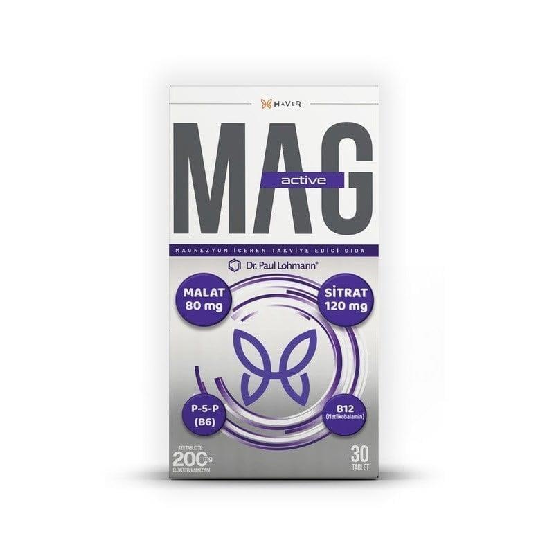 Haver Mag Active Magnesium Supplement 30 Tablets