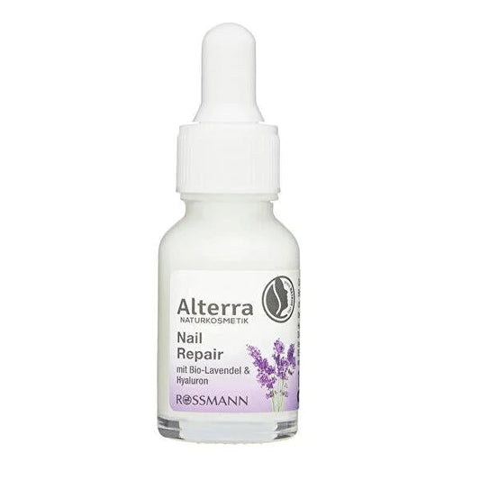 Alterra Organic Nail Serum with Hyaluronic Acid & Lavender - 15ml Natural Nail Repair & Strengthening
