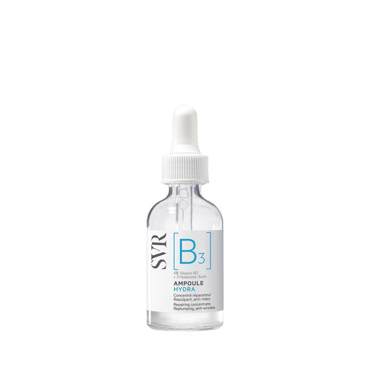 SVR Hydrating Serum - SVR B3 Ampoule Hydra Serum 30ml with Niacinamide & Hyaluronic Acid for Soothing & Anti-Aging