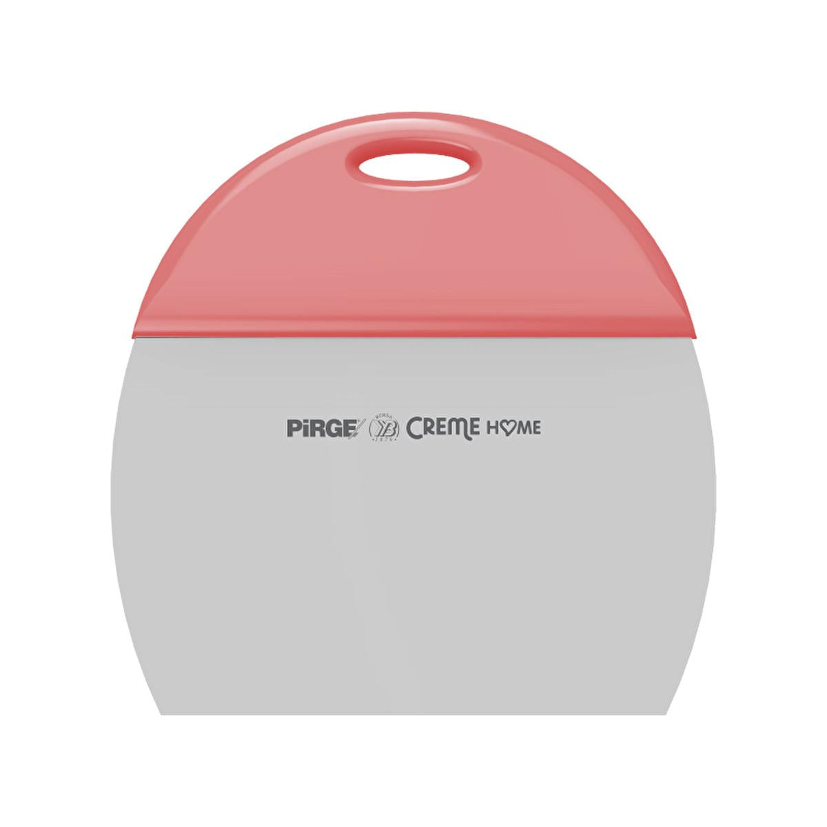 Pirge 10cm Ergonomic Dough Scraper with High-Carbon Stainless Steel - Pink, 70360