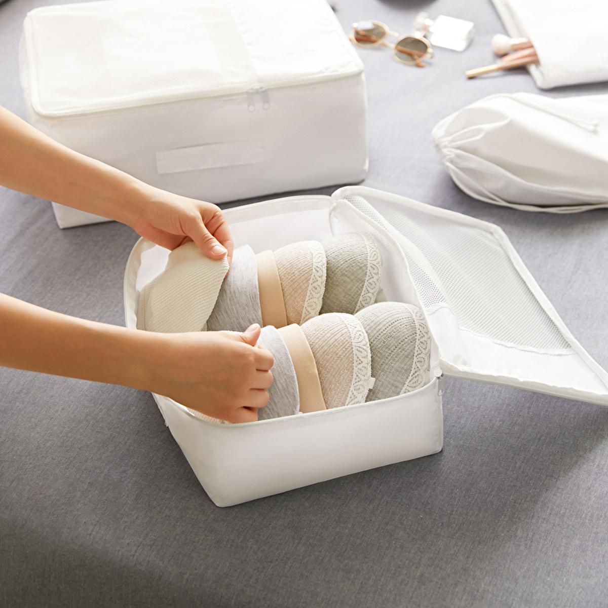 Ocean Home Luggage Organizer Set - 4 Piece Travel Accessory for Effortless Packing & Storage