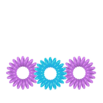 Invisibobble Slim Vanity Fairy 3-Pack Hair Ties - Stylish, Comfortable, and Durable Hair Accessories for Long Hair