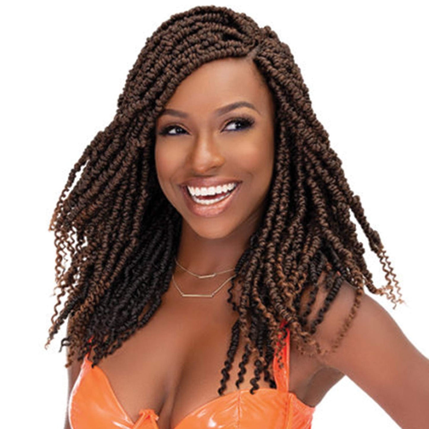 Janet Collection Nala Tress Fluffy Spring Twist 18" Hair Extensions Pick Color