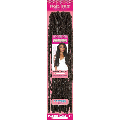 Janet Collection Nala Tress Poetry Locs 18" Hair Extensions - Choose Color