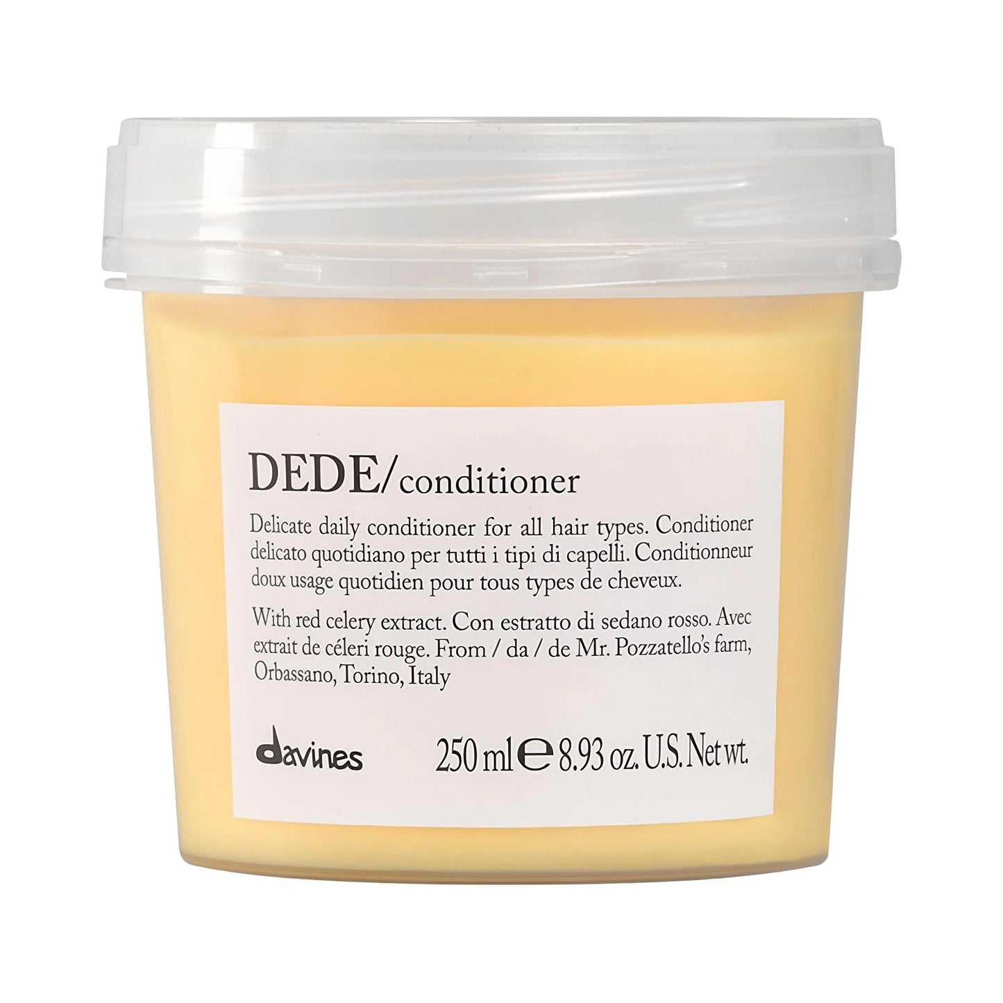 DEDE Delicate Daily Conditioner - Vegan, Lightweight Hydration for Fine to Thick Hair