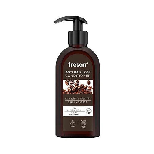 Tresan Caffeine & Peptide Hair Conditioner: Fight Hair Loss, Boost Growth, & Volumize - Natural Shea & Coconut Oil Formula