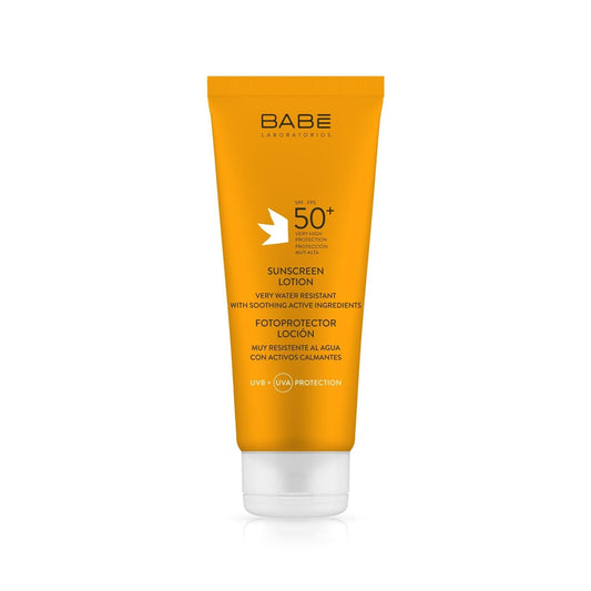 Babe SPF 50+ Sunscreen Lotion: High UVA/UVB Protection, Hydrating Formula, Perfect for Sensitive Skin - 200ml