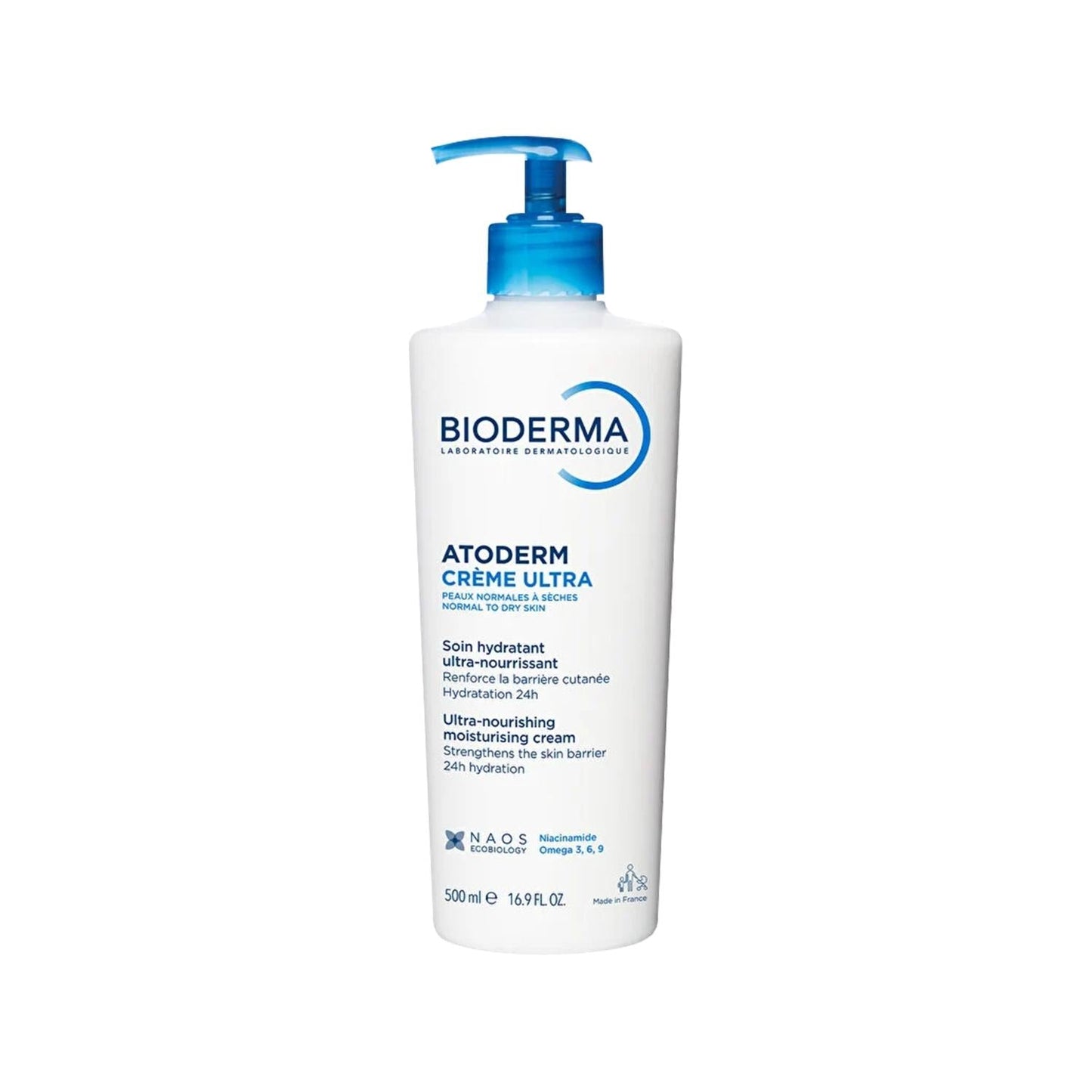 Bioderma Atoderm Ultra-Nourishing Cream for Dry Skin 500 ml