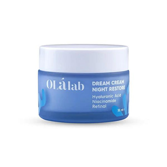 Olalab Retinol Anti-Aging Night Cream: Reduce Wrinkles, Deeply Moisturize, & Repair Skin with Hyaluronic Acid - 50ml