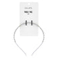 Eklips Gray Rhinestone Headband for Elegant Hair Styling